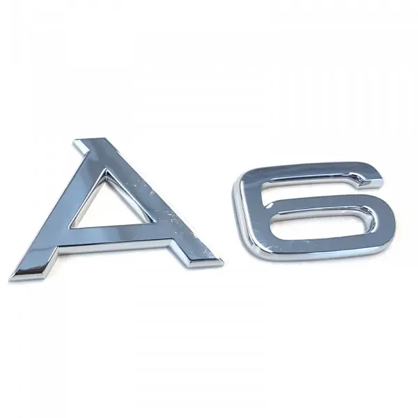 Emblem Audi A6 Glossy Chrome