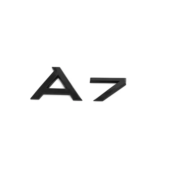 Emblem Audi A7 Black Glossy
