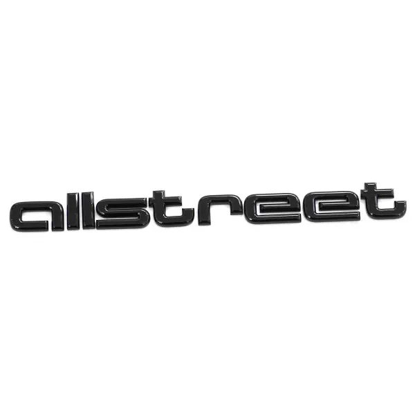 Emblem Audi allstreet Black Glossy