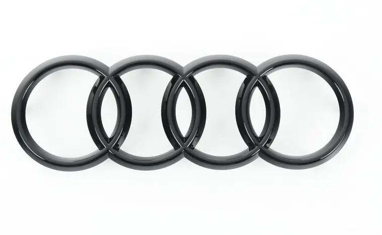 Emblem Audi Black Glossy Image 2