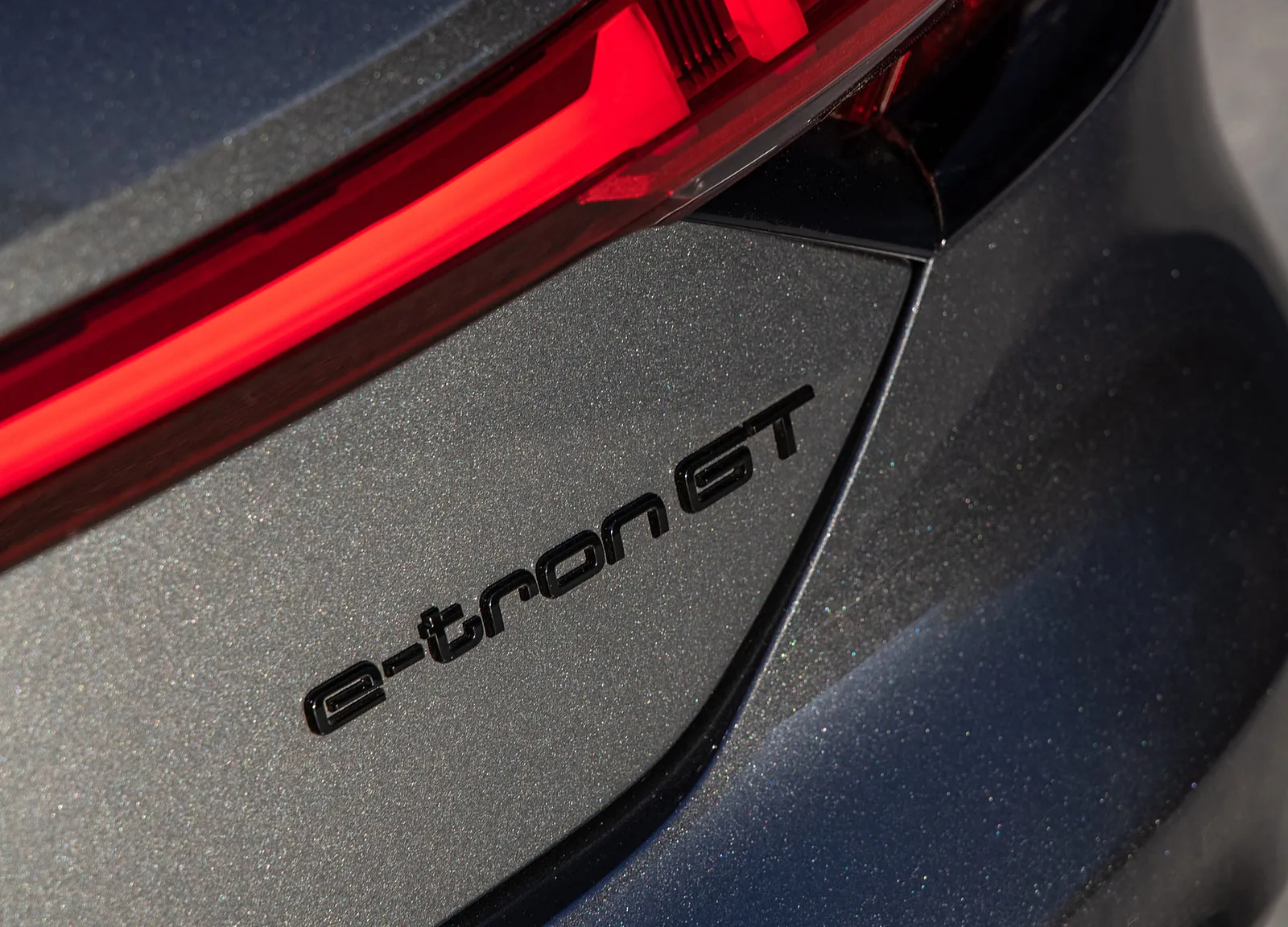 Emblem Audi e-Tron GT | for bakluke - Genuine® Black Glossy