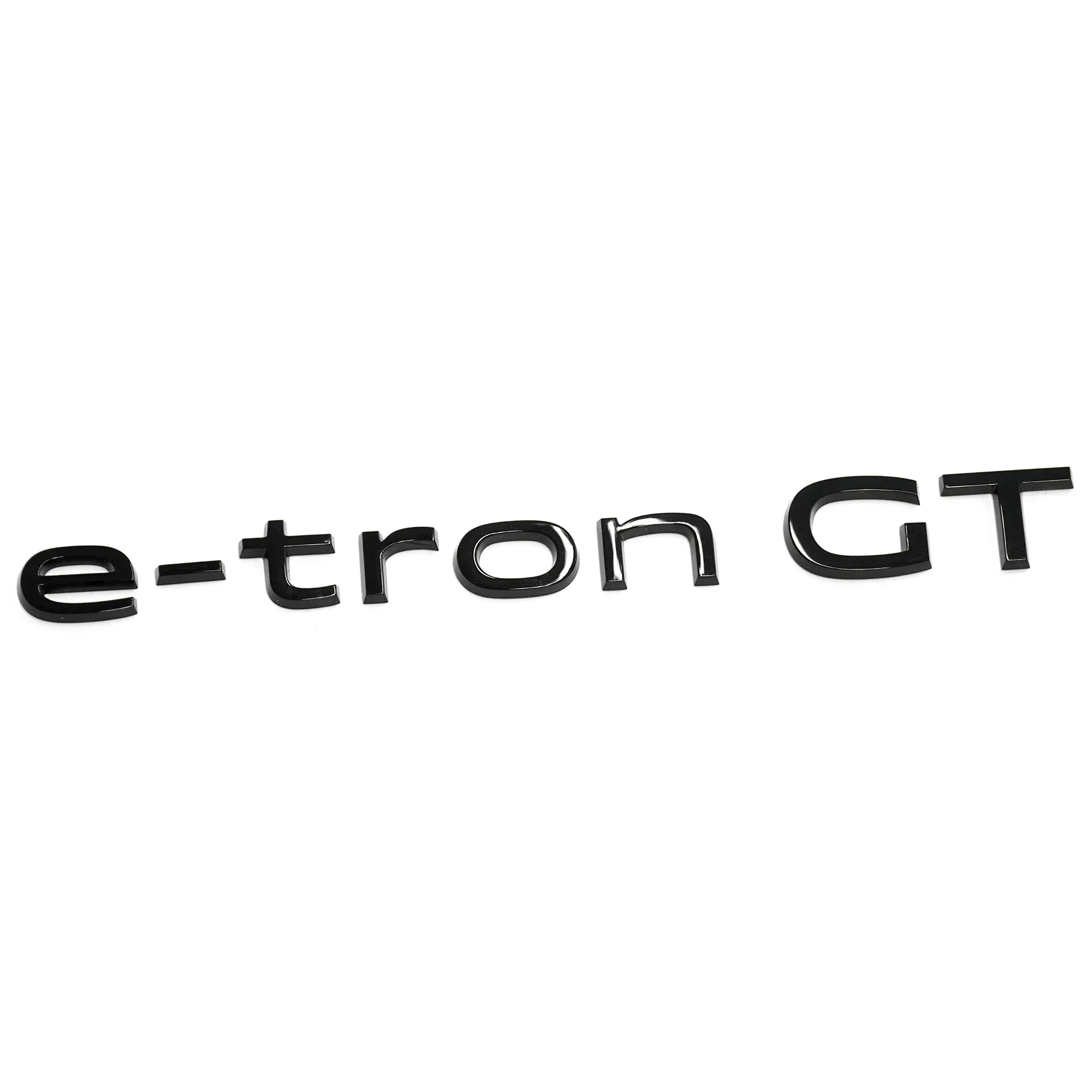 Emblem Audi e-Tron GT | for bakluke - Genuine® Black Glossy – bilde 4