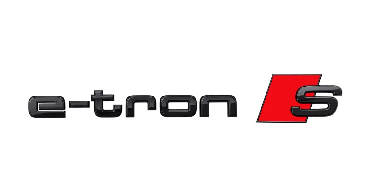 Emblem Audi E-tron S | Black Glossy Image 2