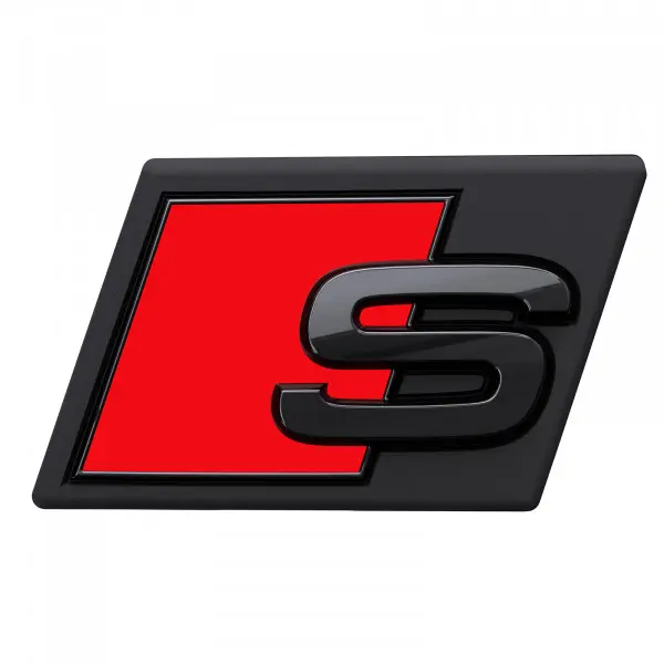 Emblem Audi e-tron S | Black Glossy