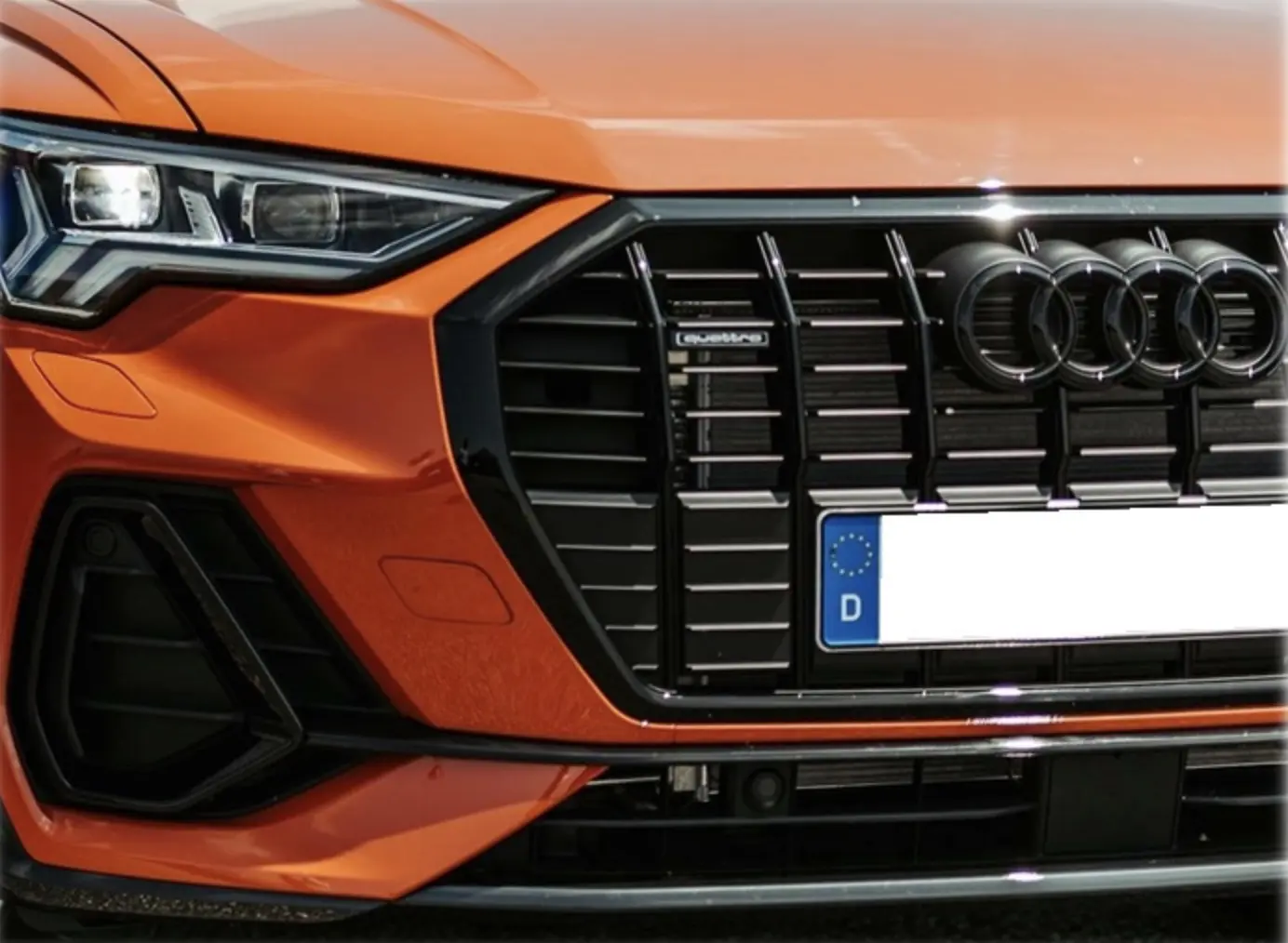 Emblem Audi | Genuine® Front Grille Black Edition Image 5