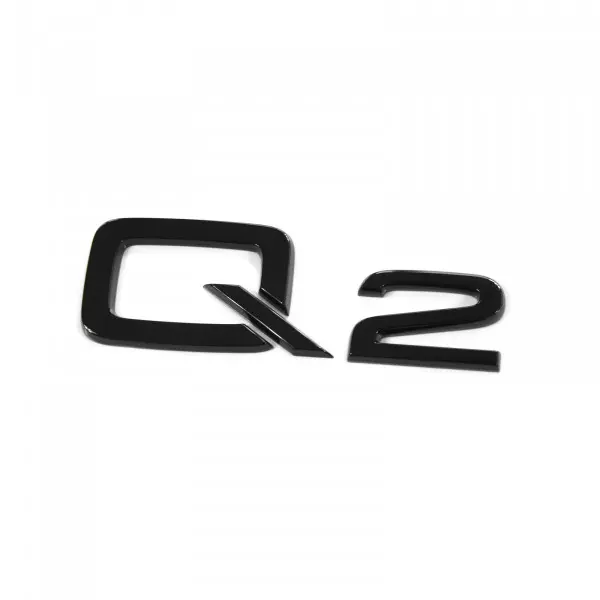 Emblem Audi Q2 Black Glossy