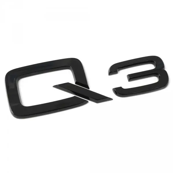 Emblem Audi Q3 Black Glossy