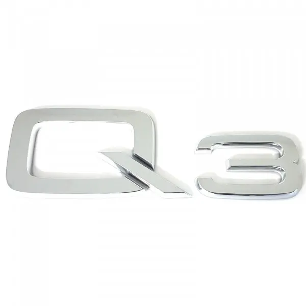 Emblem Audi Q3 Glossy Chrome