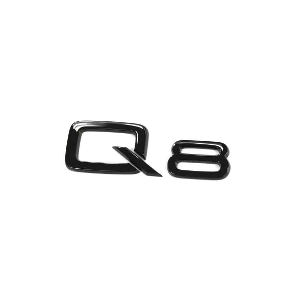 Emblem Audi Q8 Black Glossy
