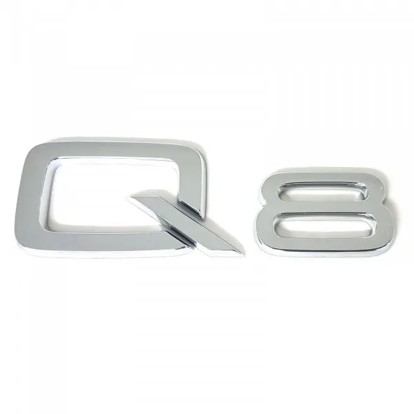 Emblem Audi Q8 Glossy Chrome