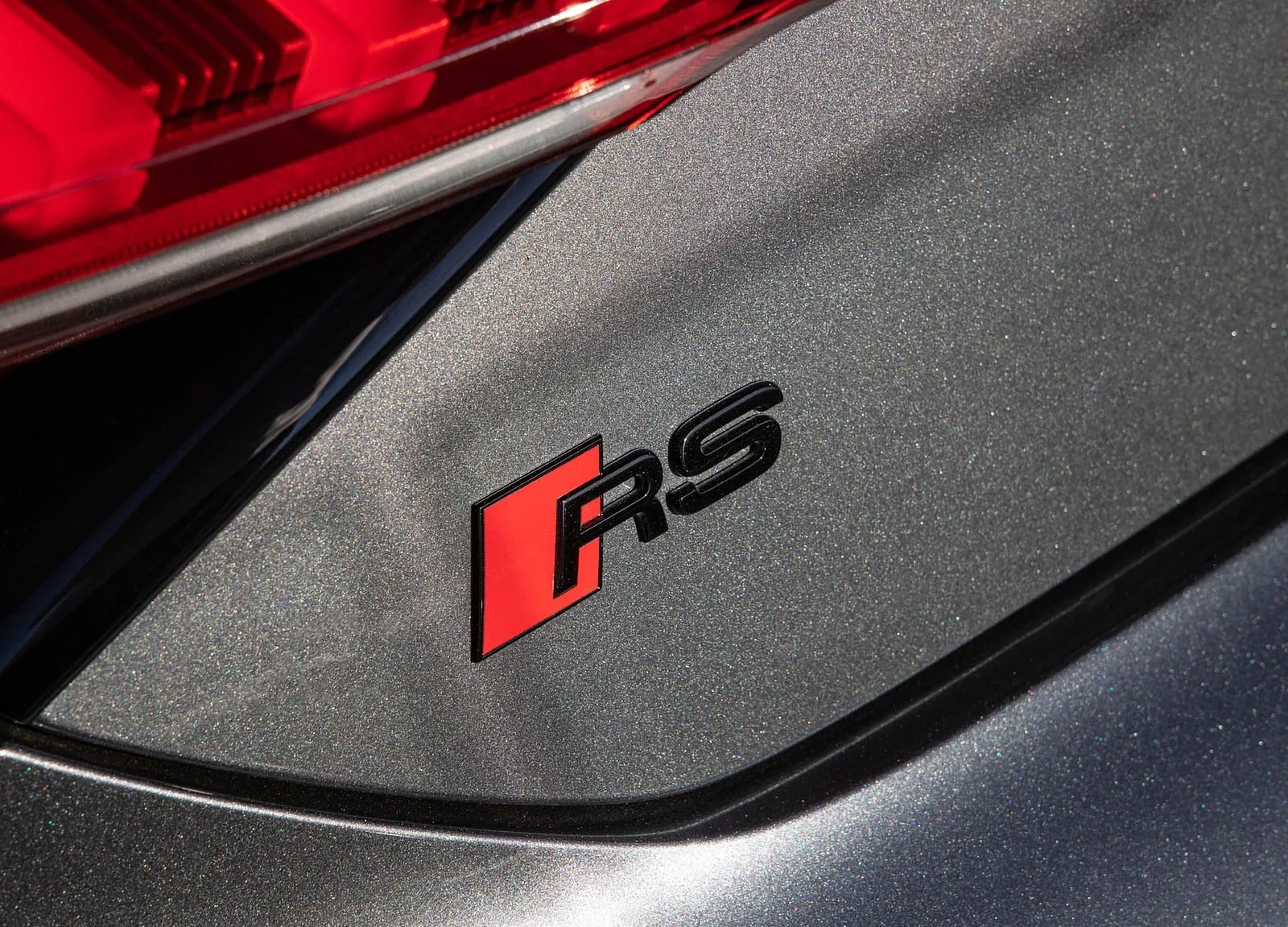 Emblem Audi RS e-Tron GT | for bakluke - Genuine® Black Glossy