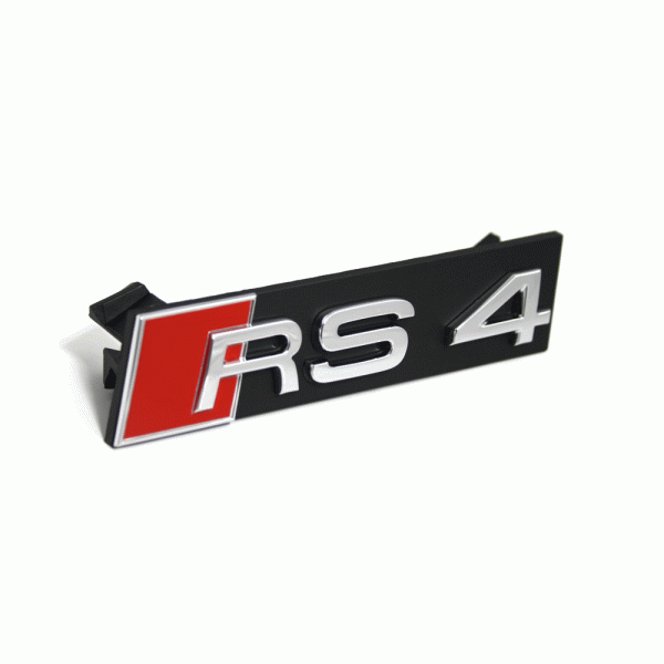 Emblem  Audi RS4 (8E) 2006-2008 / Audi RS4 Cabriolet (8H) 2007-2009 Chrome