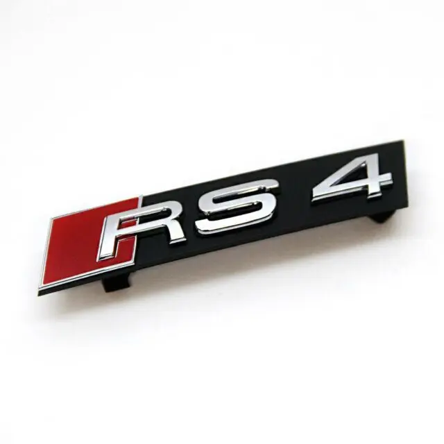 Emblem Audi RS4 Chrome