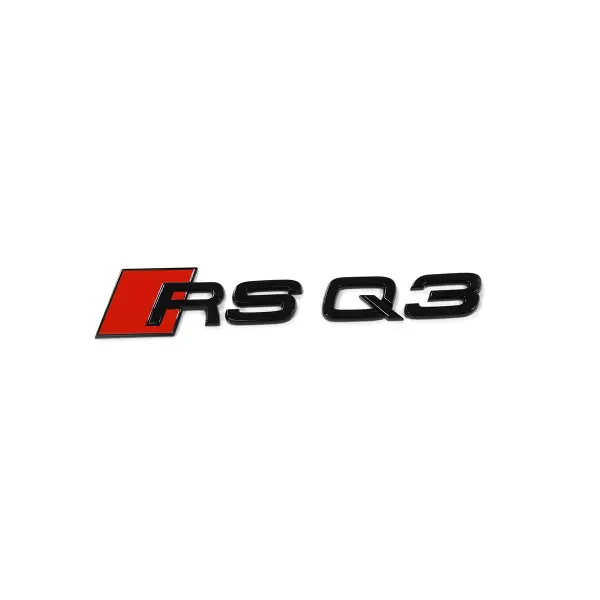 Emblem Audi RSQ3 Black Glossy