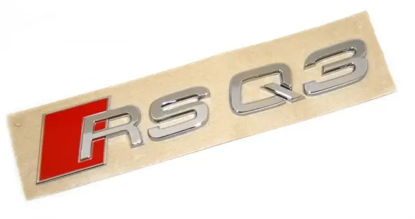 Emblem Audi RSQ3 Chrome
