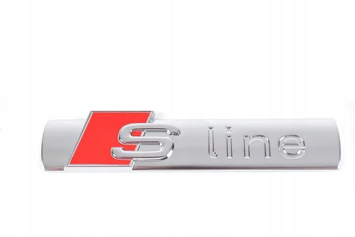 Emblem Audi S-Line Chrome