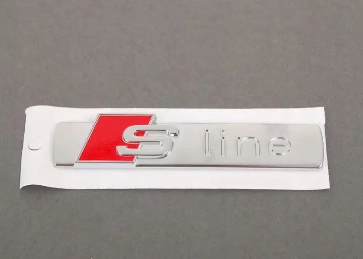 Emblem Audi S-Line Chrome – bilde 3