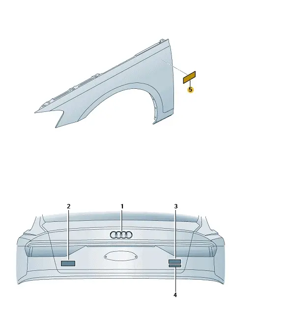 Emblem Audi S-Line Chrome – bilde 6