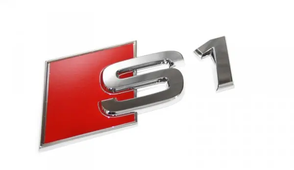 Emblem Audi S1 Chrome