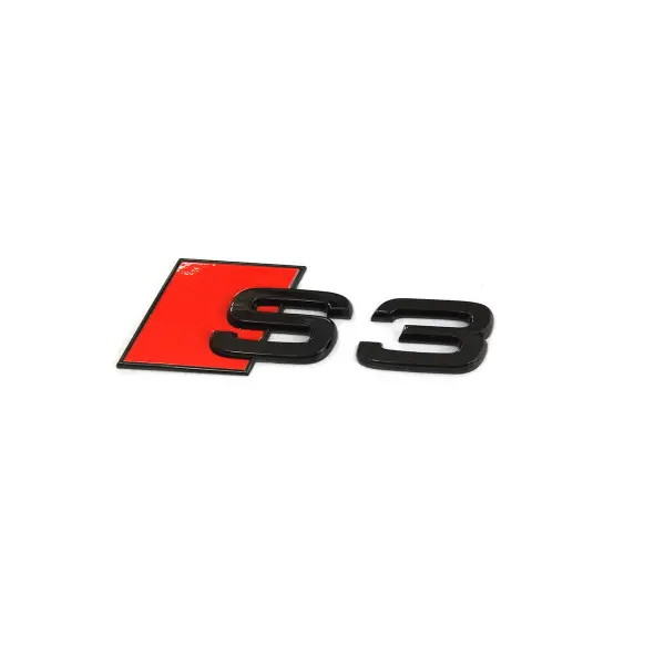 Emblem Audi S3 Black Glossy