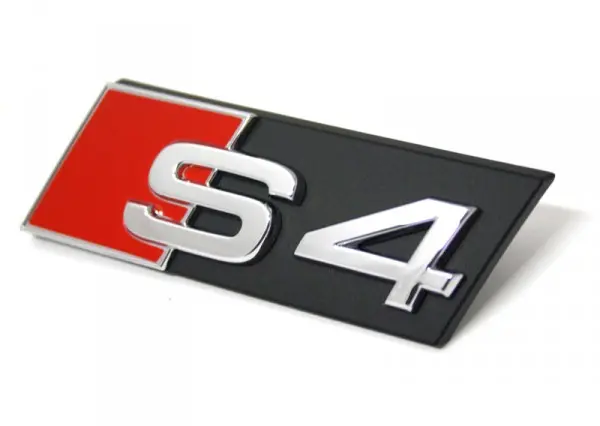 Emblem Audi S4 Chrome
