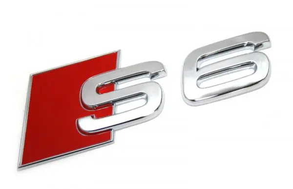 Emblem Audi S6 Chrome