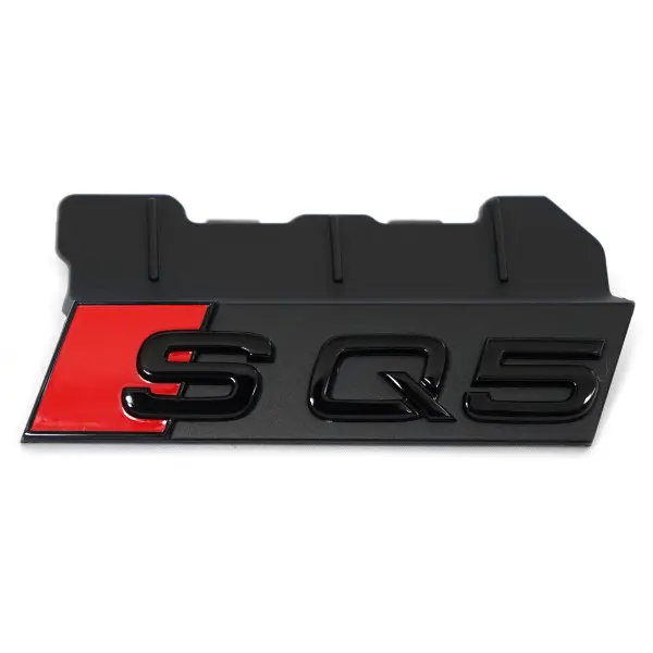 Emblem Audi SQ5 2020-> Black Glossy / Red
