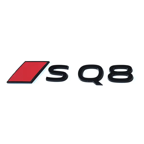 Emblem Audi SQ8 Black Glossy