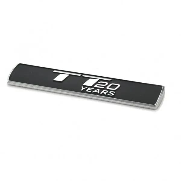 Emblem Audi TT 20 Years Black / Chrome