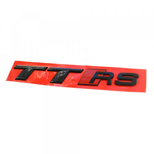 Emblem Audi TTRS Black Glossy