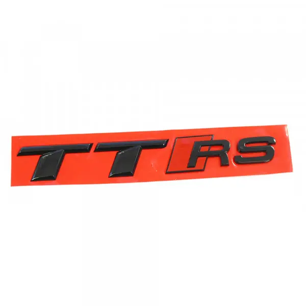 Emblem Audi TTRS Black Glossy – bilde 2
