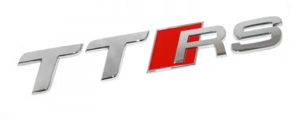 Emblem Audi TTRS Chrome