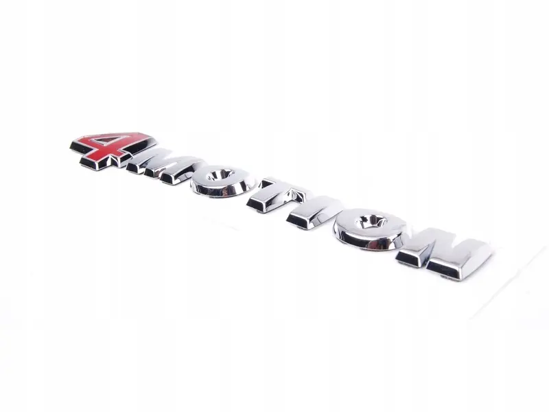 Emblem bakluke 4motion Red / Chrome – bilde 2
