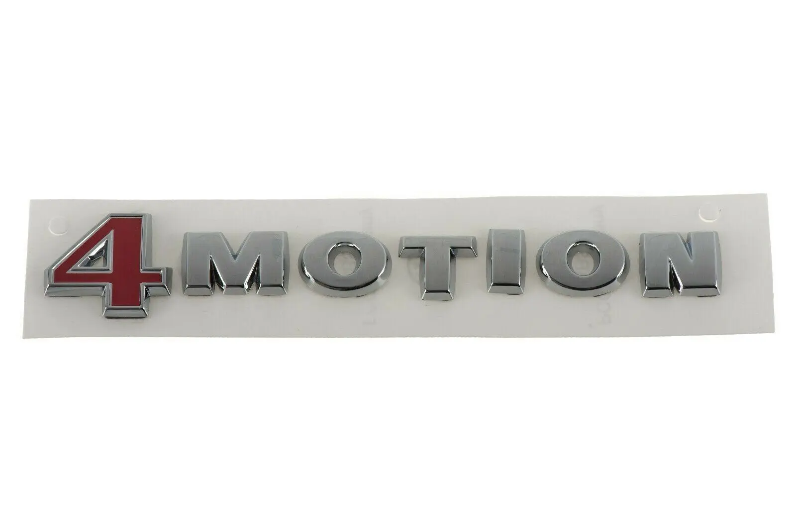 Emblem bakluke 4motion Red / Chrome – bilde 3