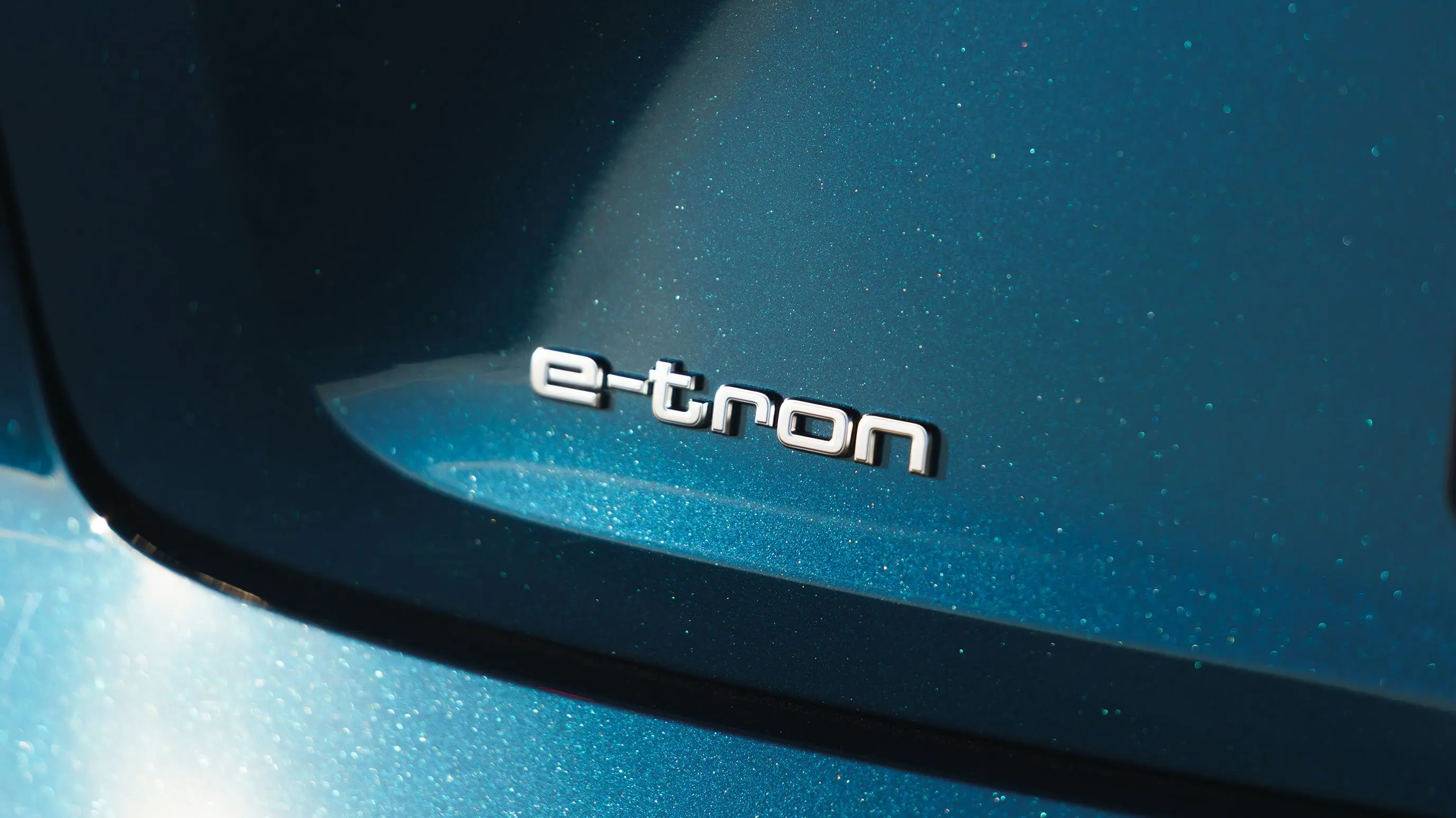 Emblem bakluke Audi 50 e-tron Silver Edition – bilde 3
