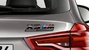 Emblem bakluke BMW X3 M Competition Black  Image 3