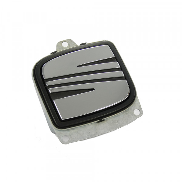 Emblem / Bakluke håndtak Seat Altea 2004 - 2009 | Satin Black / Chrome