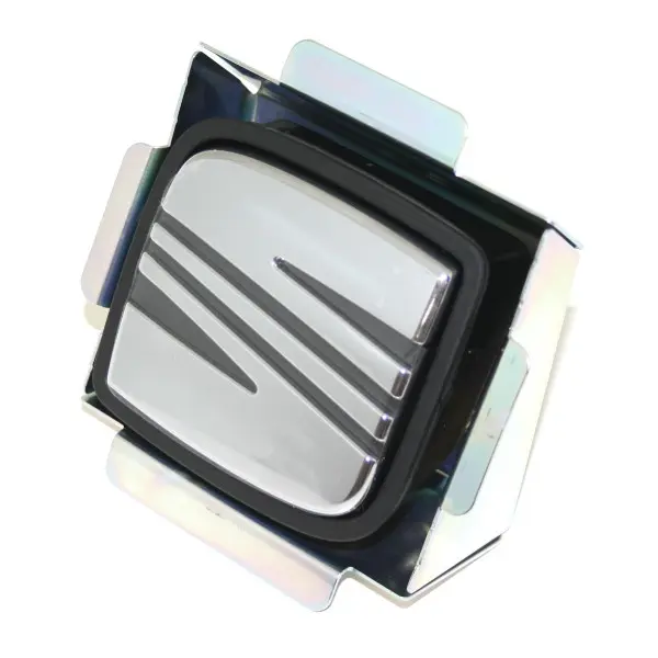 Emblem / Bakluke håndtak Seat Altea 2009 - 2015 | Satin Black / Glossy Chrome