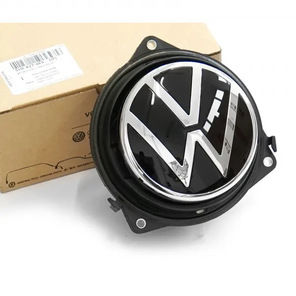Emblem / Bakluke håndtak VW Golf 8 2020-> / VW Polo 6 2021 -> | Black / Glossy Chrome