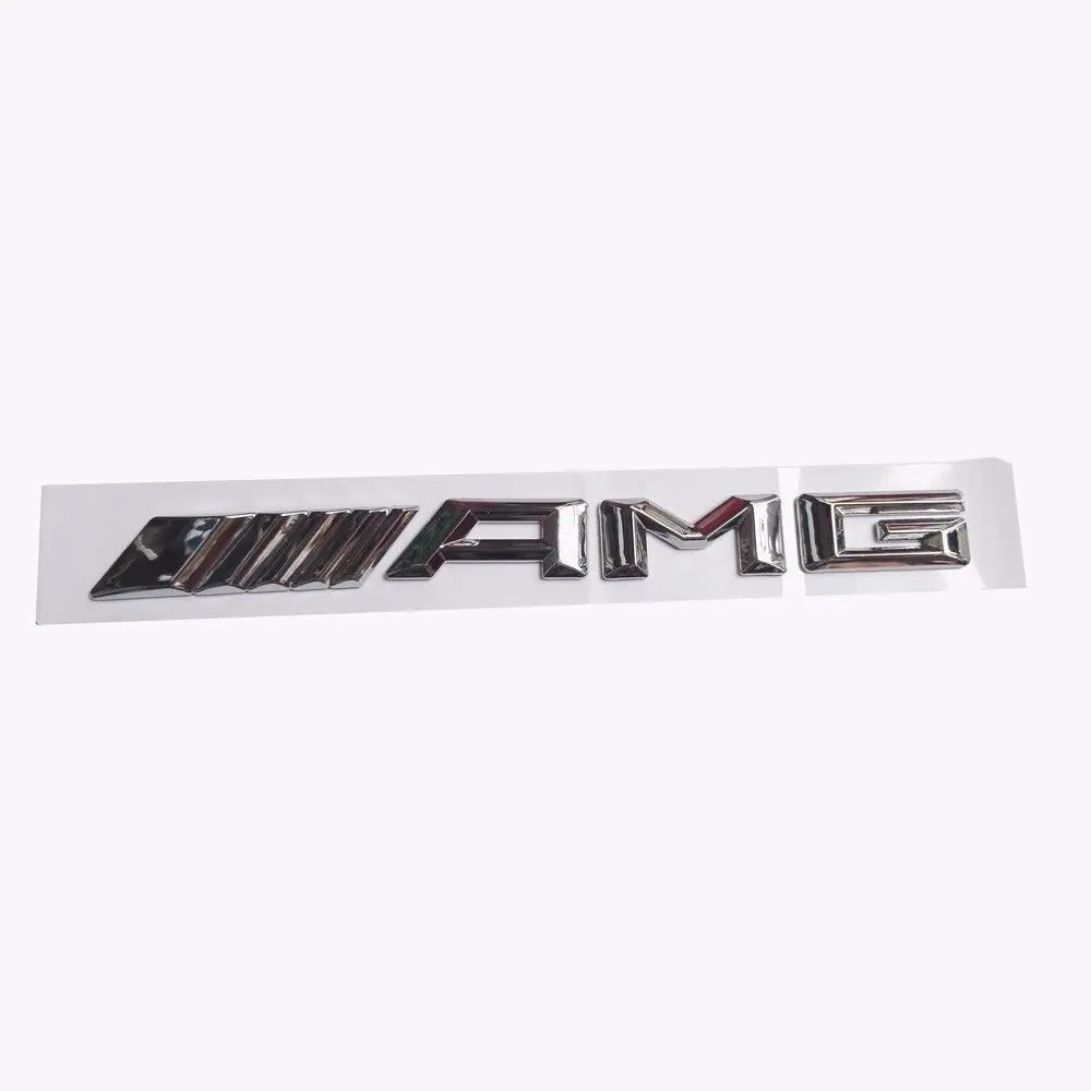 Emblem bakluke Mercedes-Benz AMG Silver