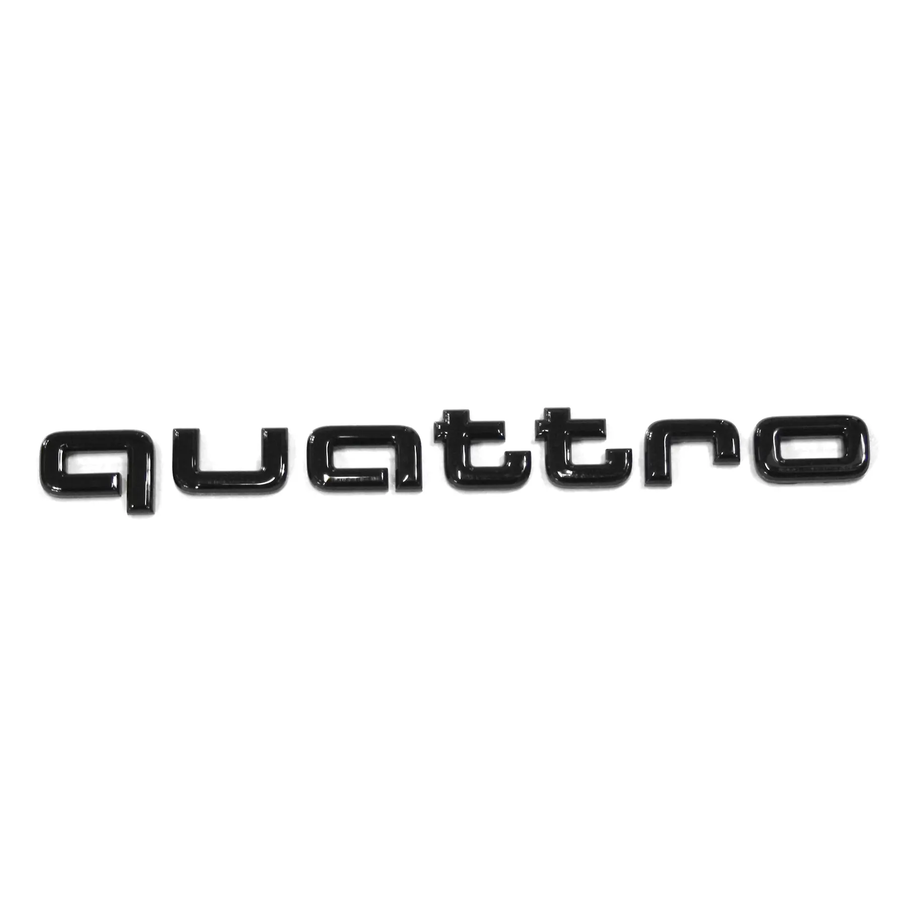 Emblem bakluke Quattro Audi Tuning Exclusive Black Edition