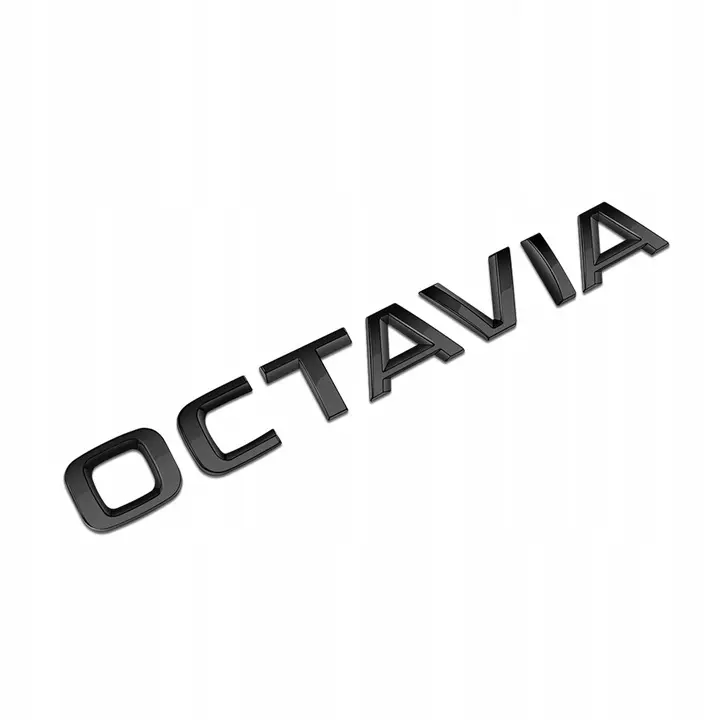 Emblem bakluke Škoda Octavia IV 2019 ->  | Piano Glossy Black – bilde 5