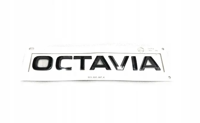 Emblem bakluke Škoda Octavia IV 2019 ->  | Piano Glossy Black – bilde 7