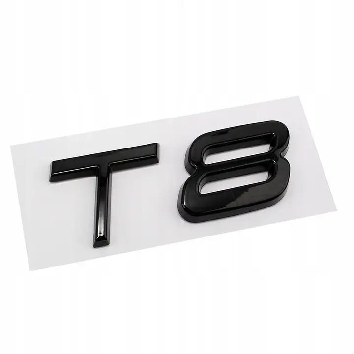 Emblem bakluke Volvo T8 | Black Edition