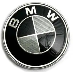 Emblem BMW Carbon - 1 stk. | D - Ø73mm