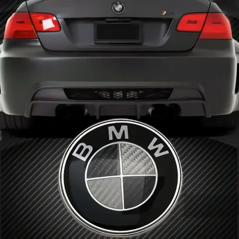 Emblem BMW Carbon - 1 stk. | D - Ø82mm Image 5