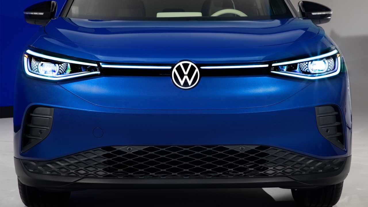 Emblem front pure white / schwarz VW ID.4 Image 2