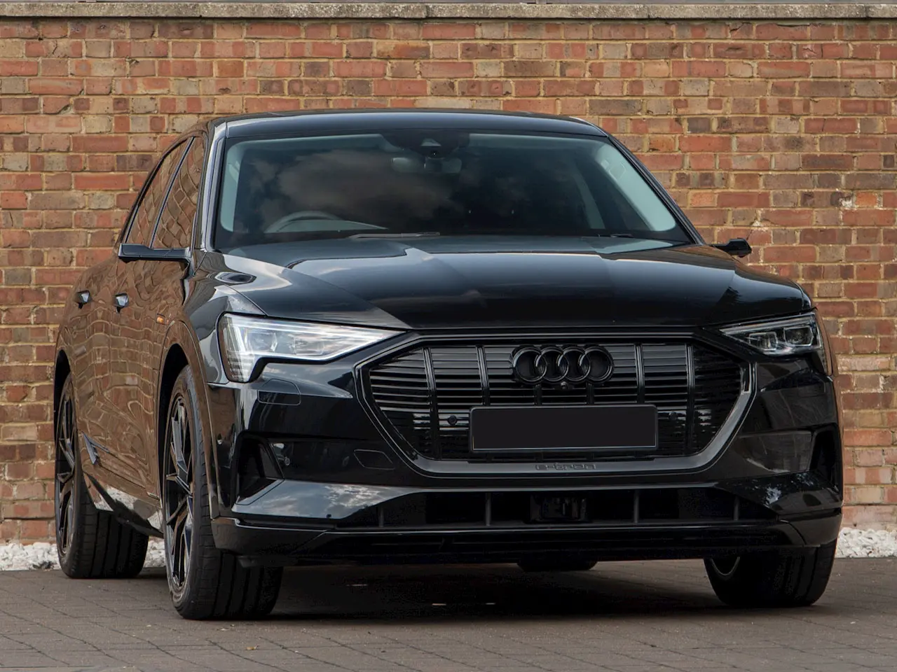Emblem grill Audi e-tron 2018 - 2023 / Audi E-tron Sportback 2020-> | Sport Black Edition