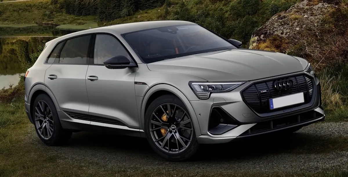 Emblem grill Audi e-tron 2018 - 2023 / Audi E-tron Sportback 2020-> | Sport Black Edition Image 8