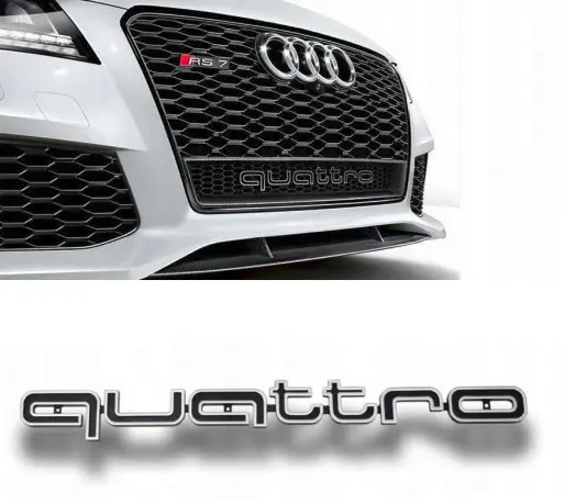 Emblem grill quattro Titanium Chrome Edition Image 1